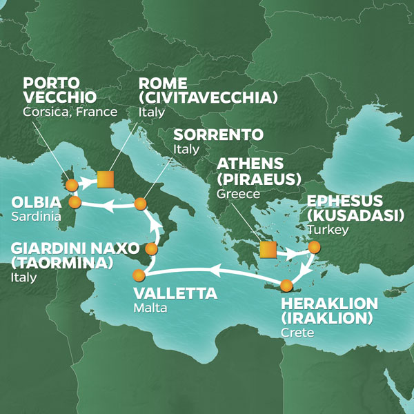 east mediterranean cruise 2023